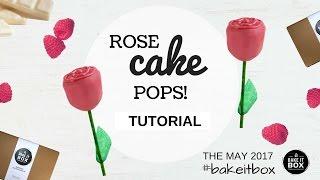 May 2017 Rose cake pops Tutorial | Bake It Box