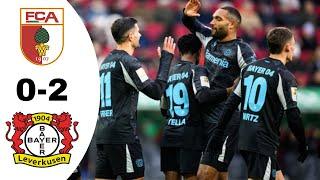 FC Augsburg 0-2 Bayer Leverkusen Highlights | Bundesliga 2024/2025