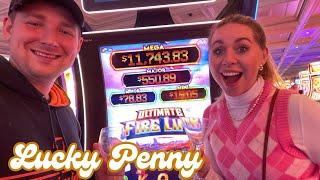 Carley's Lucky Penny delivers 13,000 on Ultimate Fire Link!!!!