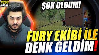 GERÇEK FURY TAKIMI İLE AYNI MAÇA DENK GELDİK!  -  PUBG Mobile