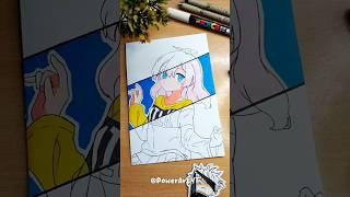 Honey Pie  Stained Art  #shorts #honeypiememe #drawinganime