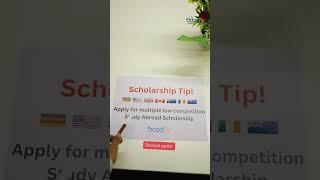 Study abroad scholarship hack || Check pinned comment for details #acadfly #shorts #hacks