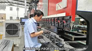 Bending Process Network Server Rack Cabinet Factory Manufacturing Process