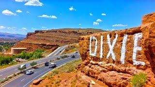 A Sky View of St. George, Utah. Aerial Footage of Southern UT.