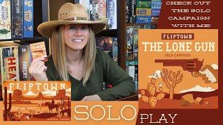 Overview of THE LONE GUN | A Fliptown Solitaire Campaign | I Review This Solo Game