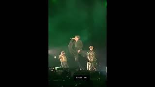Jimin effortlessly flipping himself back up off the floor on BTS 5th Muster