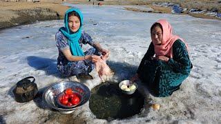 A remote and extremely cold village | Rural life in Afghanistan
