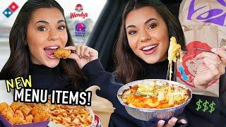 TRYING *VIRAL* New Fast Food Items!  Are They Worth the Hype?