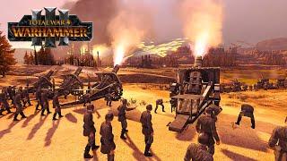 GERMAN IMPERIAL ARMY VS Khorne/Slaanesh - TW Millennium Mod | Total War WARHAMMER 3 | FIRESupport|4K