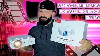 A BUDGET MOVIE PROJECTOR WITH PHONE SCREEN MIRRORING? VANKYO LEISURE 430W - PROJECTOR REVIEW | BD