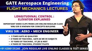 Elevator Explained | GATE AEROSPACE ENGINEERING preparation best coaching | flight mechanics course