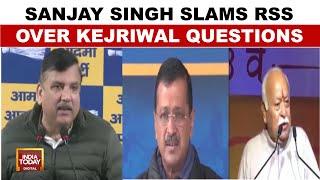 AAP's Sanjay Singh Challenges RSS Over BJP's Delhi Campaign | Delhi Elections 2025 | India Today