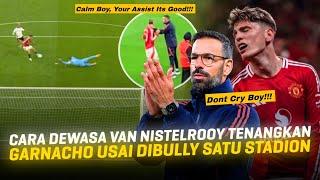 Cuman Nistelrooy Yang Datang Menenangkan!! Reaksi Van Nistelrooy Saat Garnacho Gagal Cetak Gol Mudah