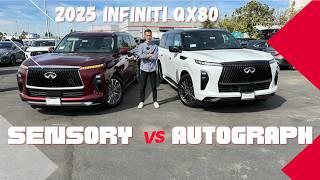 2025 Infiniti QX80 Sensory vs  Autograph