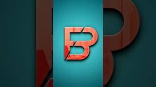 The Letter Logo Design in Coreldraw