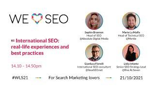 [Panel Discussion] International SEO: real-life experiences and best practices