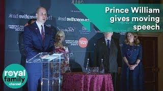 Prince William gives moving speech at Centrepoint Awards