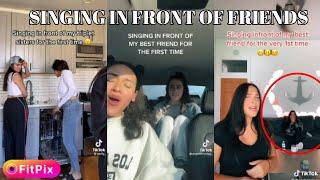 Singing In Front Of Friends And Other People  Shocking Reactions!!  Part 2