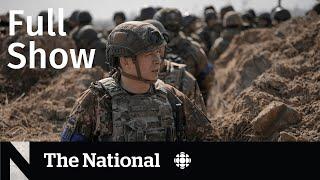 CBC News: The National | Russia-Ukraine war, Climate plan, 4th COVID-19 shot