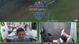 GORDOX DANDO PENTAKILL EM DUO COM MUCA MURIÇOCA