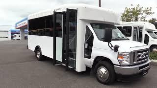 2024 Ford Endera 14 Passenger with Rear Luggage Shuttle Bus - S43112 - Northwest Bus Sales