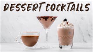 Decadent dessert cocktail recipes with Baileys - How to make a Mudslide, Screaming Orgasm, Boozy 52