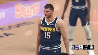 NBA 2K24 Live Simulation! | Nuggets vs Lakers GAME 4 | 2024 NBA Playoffs