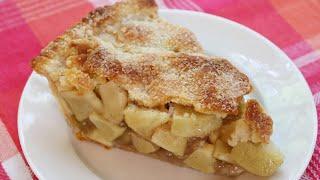 Homemade Apple Pie - 3 POUNDS OF APPLES, Easy Oil Crust