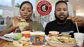 SIETE QUESO CHEESE REVIEW WITH CHIPOTLE | MUKBANG | EATING SHOW