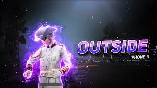 Outside ⭐️ | 4 Finger + Gyroscope | BGMI Montage