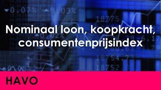 Nominaal loon, reëel inkomen, koopkracht, consumentenprijsindex - Economie voor havo - Jong & Oud