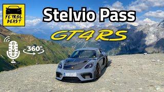 STELVIO PASS Sunset Run with GT4 RS - 360° Views&ASMR Sounds