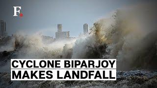 Cyclone Biparjoy Makes Landfall Between India's Gujarat & Pakistan's Karachi Region