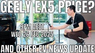 Geely EX5 Electric SUV Leaked Pricing for Australia! | Wed 26 Feb 2025