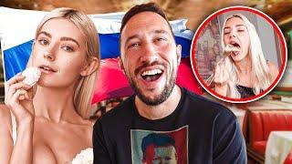 I Tasted Russian Food With Eva Elfie!! | The Night Shift