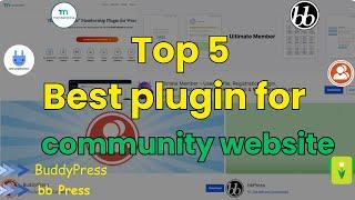 Top 5 Best plugin for community website