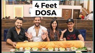 Biggest Dosa Challenge ft. Triggered Insaan || Sankalp Restaurant