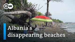 Why much of Albania's coastline is eroding | DW News