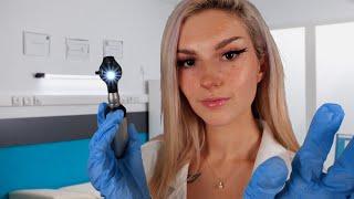 ASMR Full Otoscope Ear Exam & Ear Cleaning