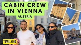 Cabin crew day in Vienna | يوم في حياه مضيف جوي في النمسا