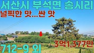 서산부동산, 널찍한 전원주택지...싼 맛, 서산토지매매,