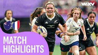 New Zealand OVERPOWER France  | New Zealand v France | Highlights | WXV 1