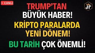 CANLI TRUMP KONUŞMA YAPIYOR! BÜYÜK HABER VAR! KRİPTO PARALARDA YENİ DÖNEM! BU TARİH ÇOK ÖNEMLİ!