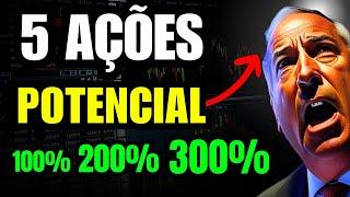 5 AÇÕES BARATAS À PARTIR DE R$6,00 | POTENCIAL DE 300% | COM DIVIDENDOS