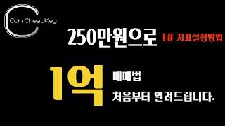 250만원으로 1억 달성 매매법 공개