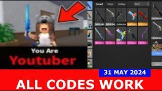 *ALL CODES WORK* [UPDT] Olivia's Murder Mystery 2 (MM2) ROBLOX | 31 MAY 2024