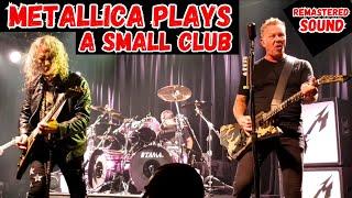 Metallica Plays Sad but True in a Small Club