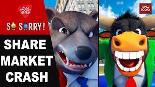 So Sorry: SHARE MARKET CRASH | Share Market Crash | Nirmala Sitharaman | Sensex | Nifty