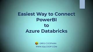 Connecting Databricks to Power BI the Easy Way!