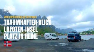  Wohnmobilstellplatz mit traumhaftem Blick in Reine - Lofoten - Norwegen